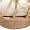 Baxton Studio Umika Modern Bohemian Natural Brown Rattan Hanging Chair 226-13119-ZORO - alternate 4